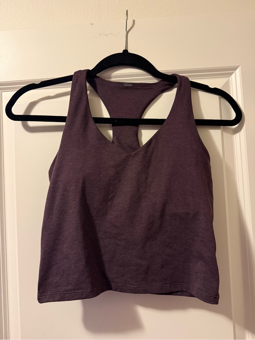 Vuori Racerback Cropped Brown Tank Top